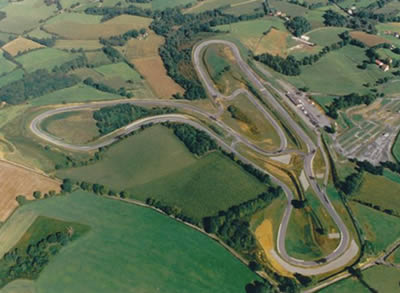 Vue aérienne du circuit Pau Arnos
