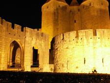 Carcassonne en nocturne