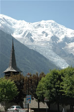 Le Mont Blanc depuis Chamonix