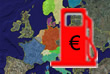 Fuel price in most european countries. 